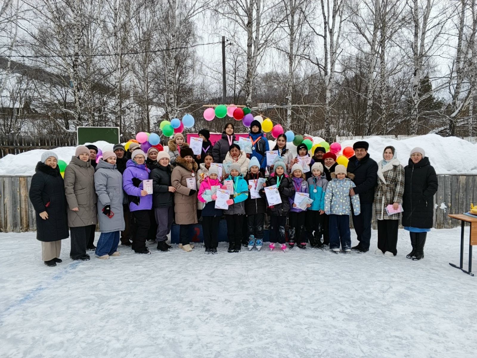 Байназар мәктәбендә - конькиҙа фигуралы шыуыу ярышы